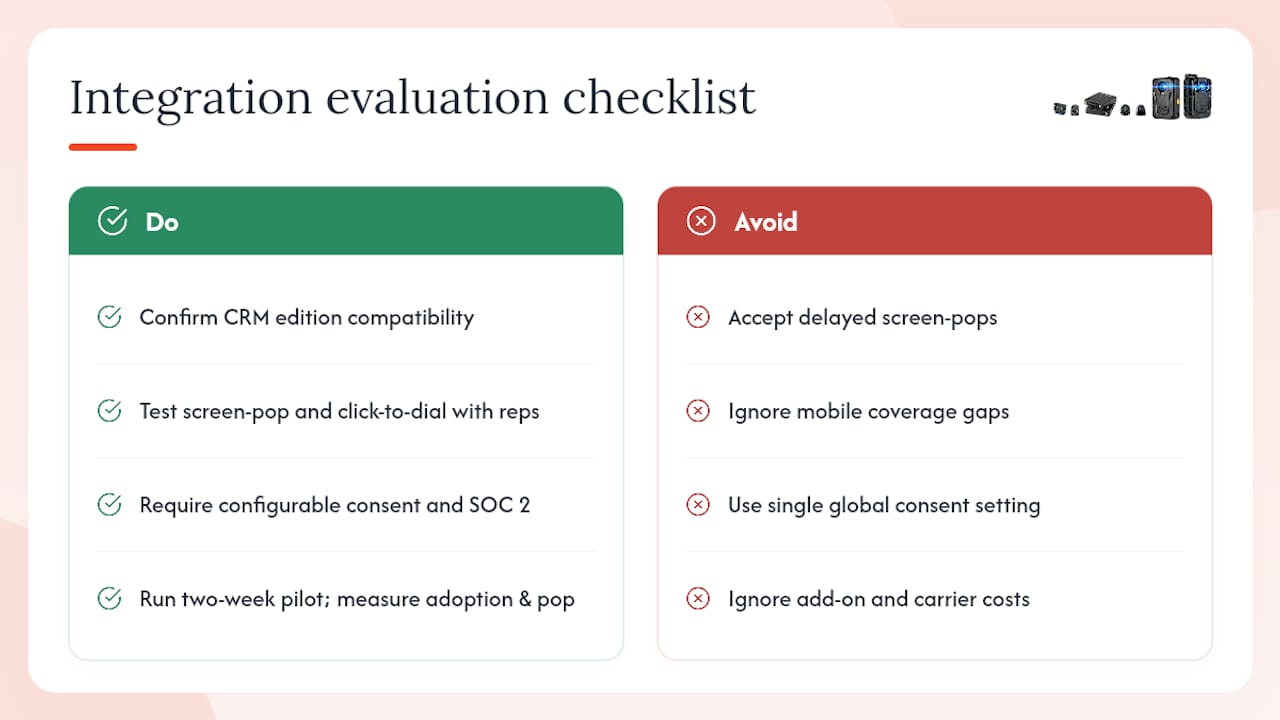 How do you evaluate and choose the right integration? — overview diagram